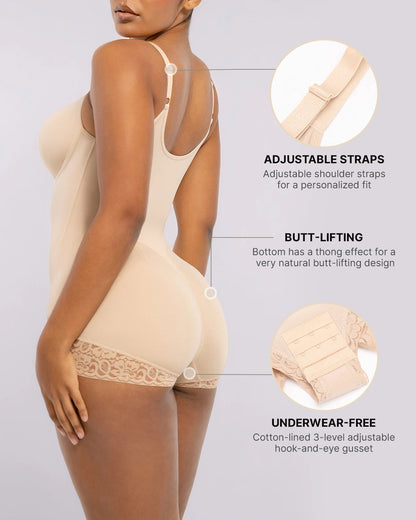 Bare Essentials™ AirSlim® Hourglass Full Body Brief Bodysuit