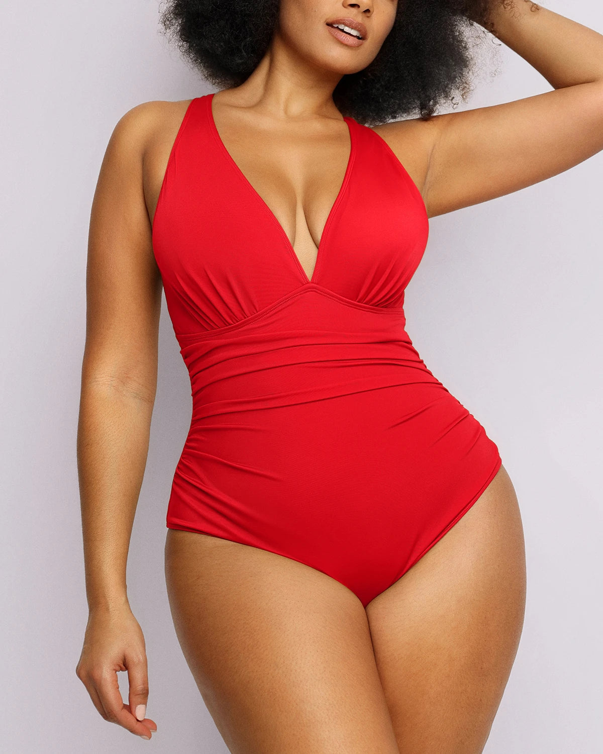 Smart Sculpt™ Plunge Cutout Swimsuit