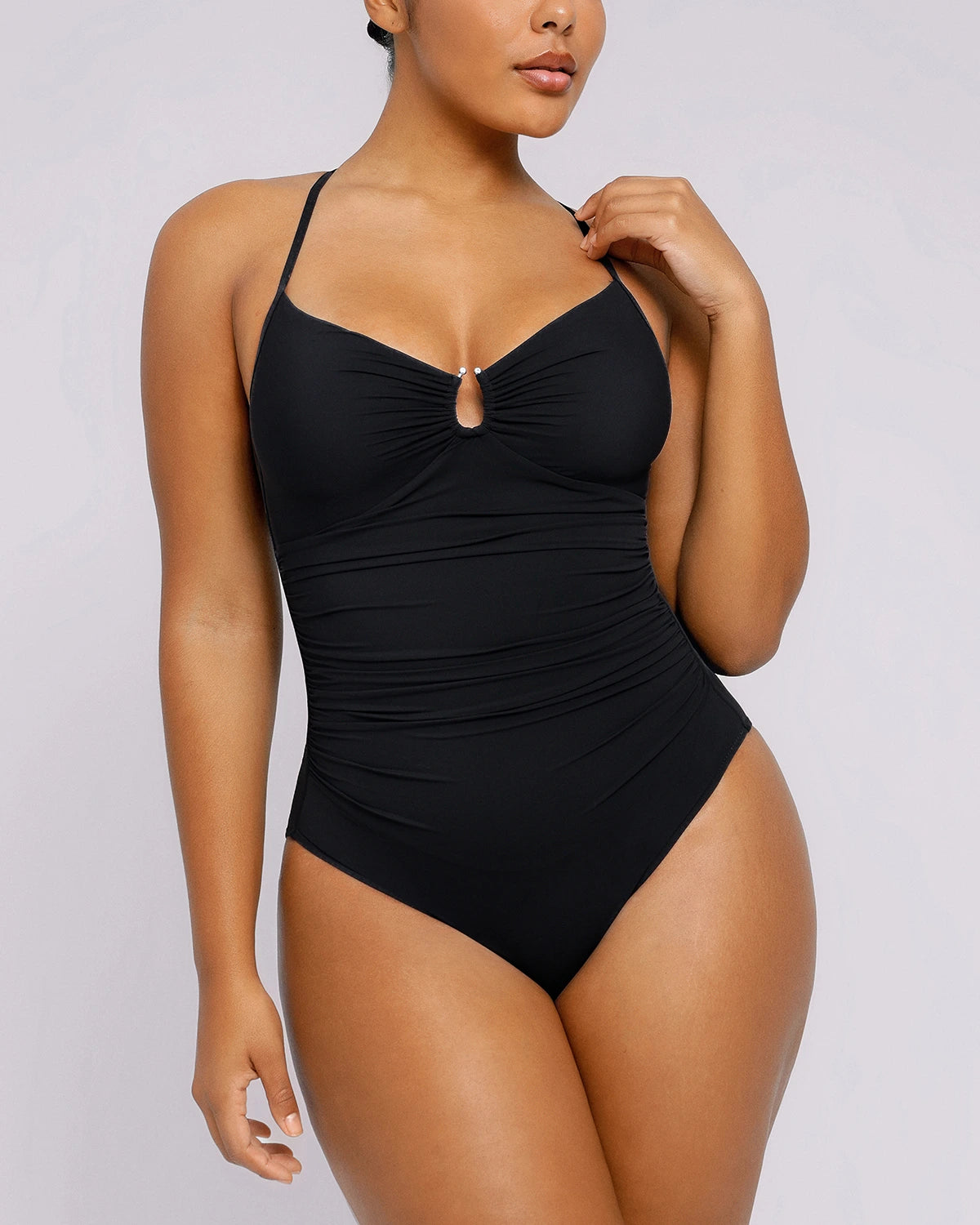 Smart Sculpt™ U-Ring Cut Out Shaping Swimsuit