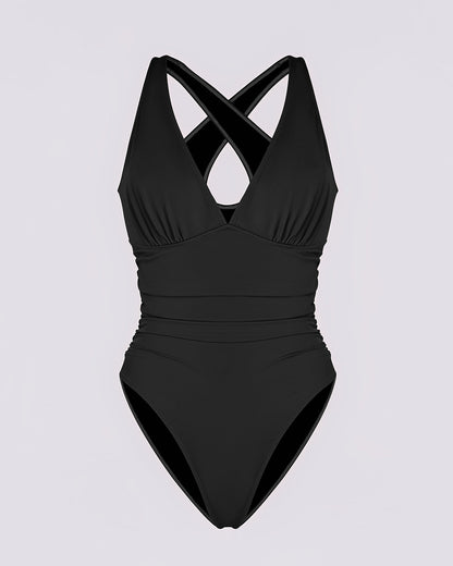 Smart Sculpt™ Plunge Cutout Swimsuit